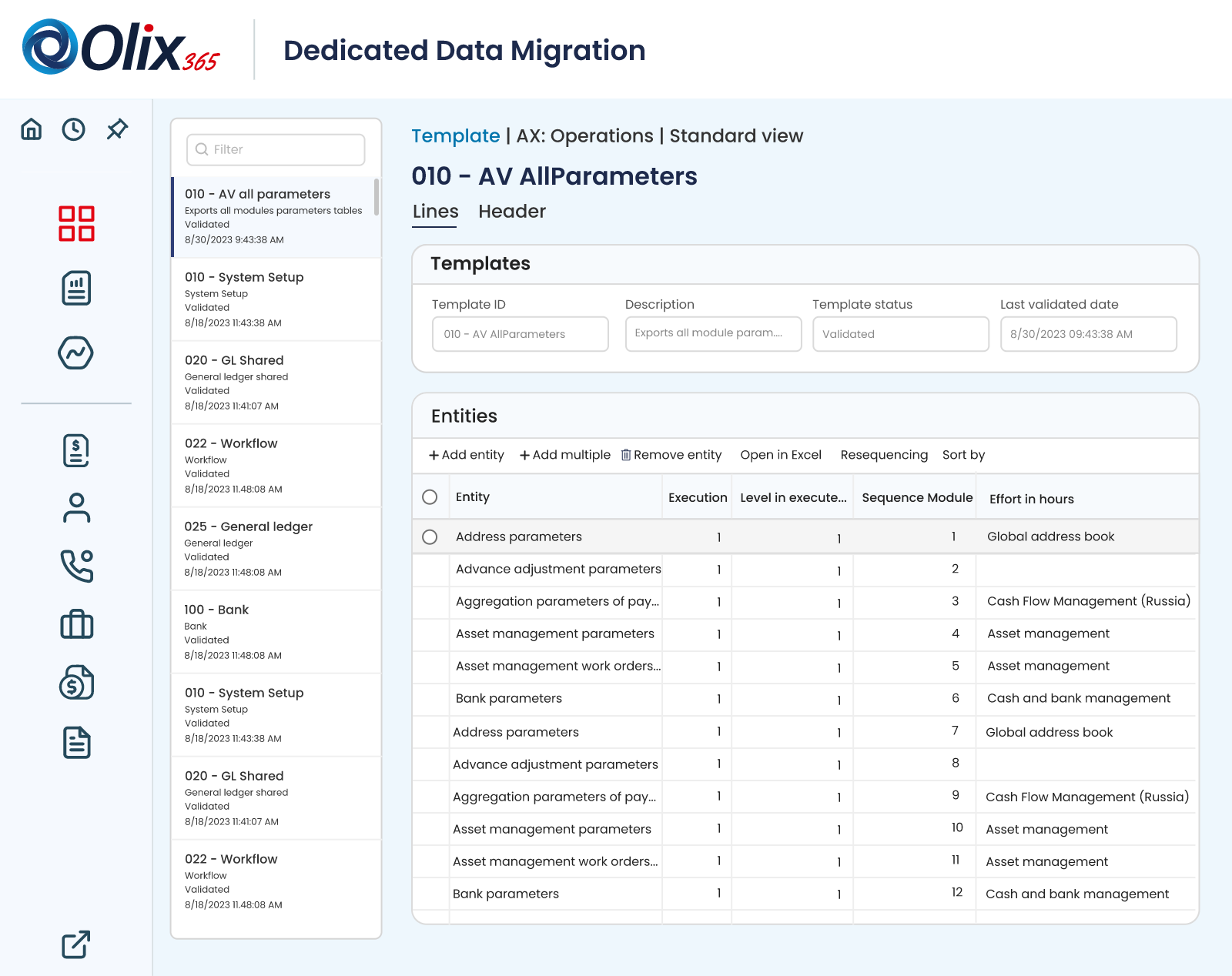dedicated data migration